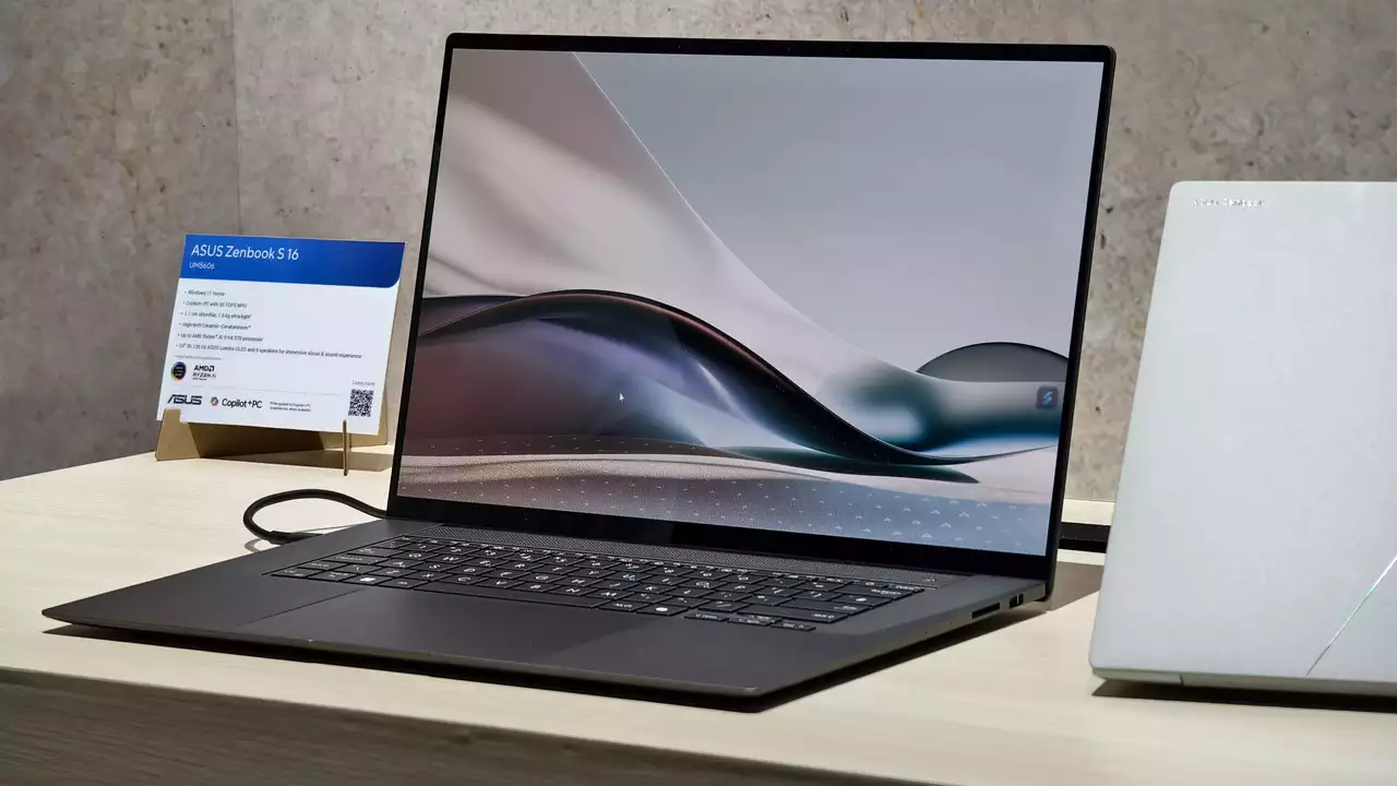 ASUS Unveils AI-Powered Zenbook S16 at Computex 2024