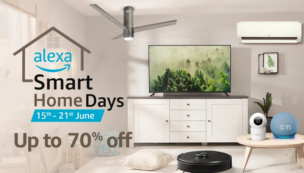 Amazon Launches ‘Alexa Smart Home Days’ with Up to 70% Off on Smart Devices