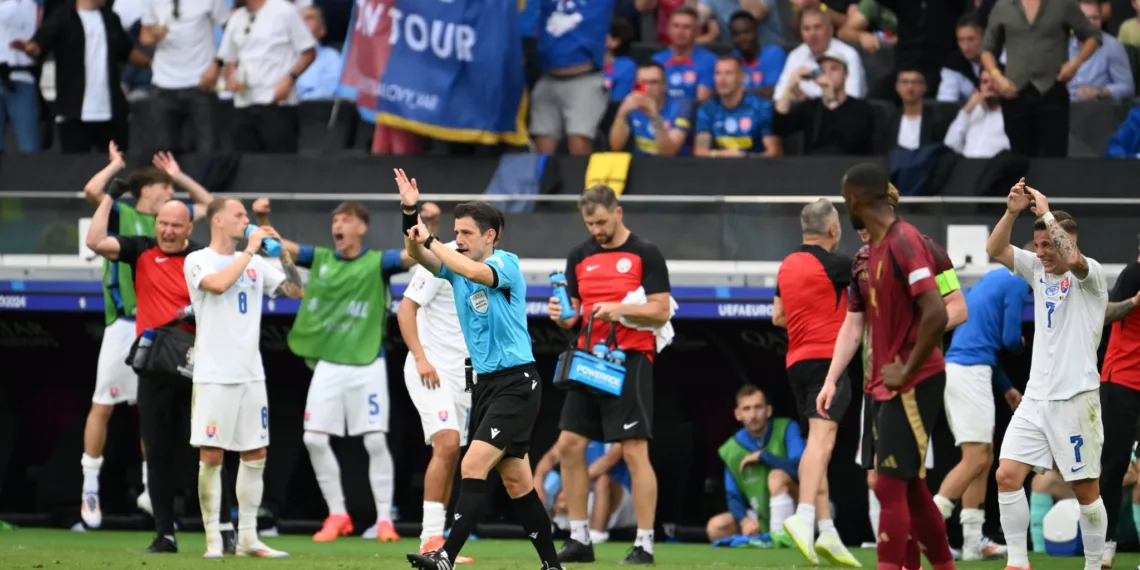 Belgium vs Slovakia Euro 2024 VAR