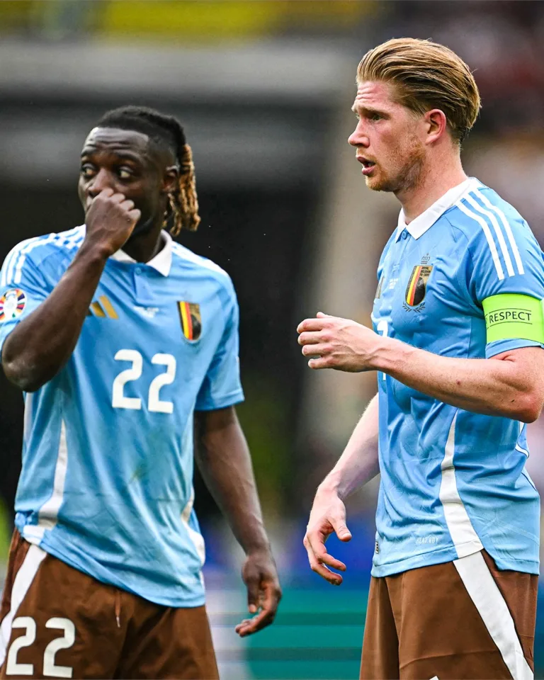 Kevin De Bruyne Jeremy Doku Belgium Euro 2024
