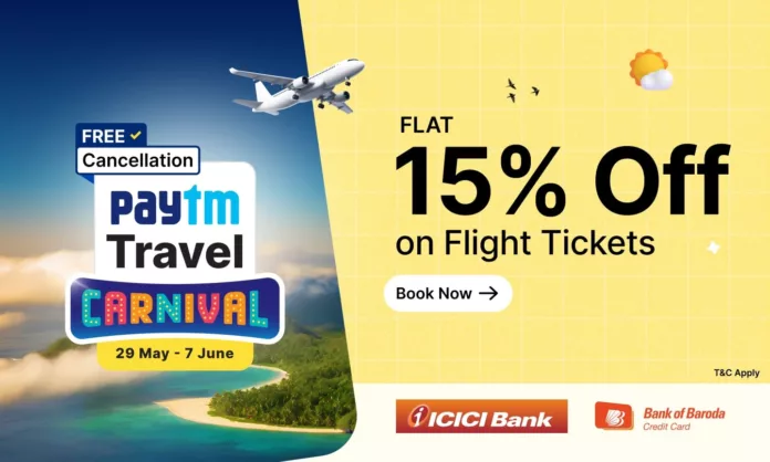 Paytm_Carnival Paytm Announces Travel Carnival Sale: Enjoy Up to 25% Discounts on Summer Trips