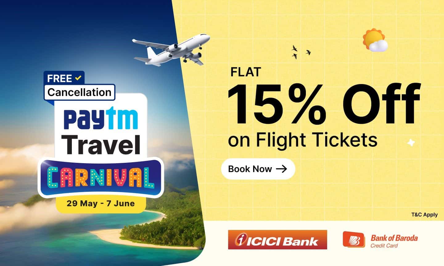 Paytm Announces Travel Carnival Sale: Enjoy Up to 25% Discounts on Summer Trips