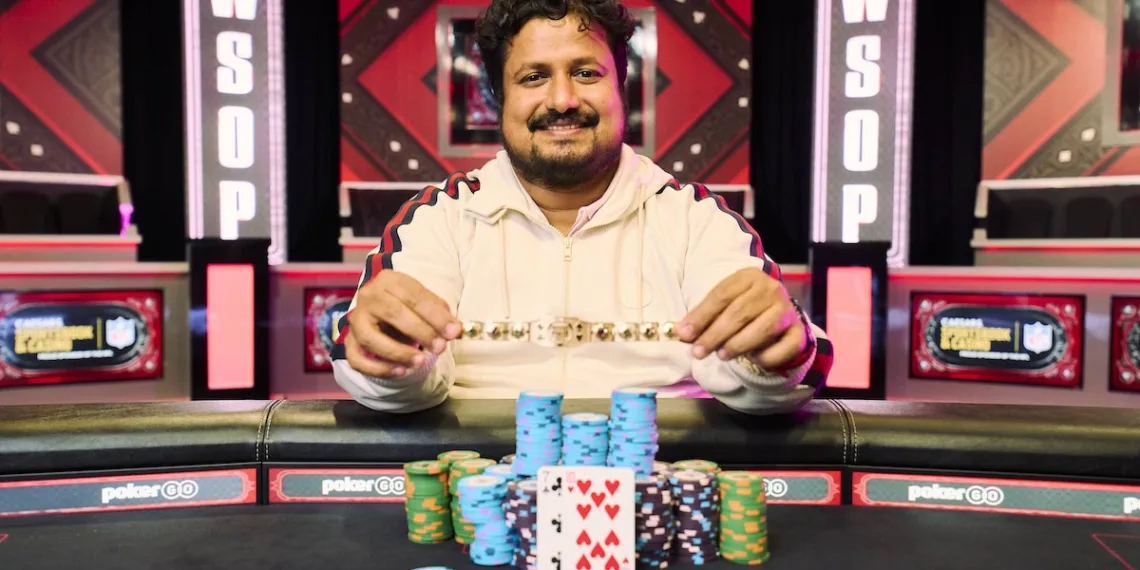 Indian Poker Maestro Santhosh Suvarna Wins Second WSOP Bracelet, Secures Record Prize