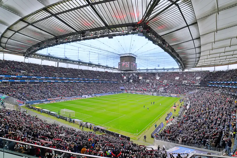 deutsche bank park nordwestkurve nwk neu 202324 visualisierung stadion c0c5 Euro 2024 Venues: A Detailed Guide To The Cities and Stadiums in Germany