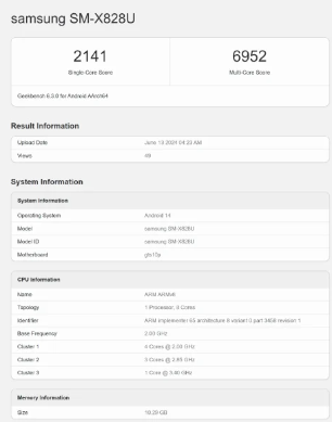 image 141 Samsung Galaxy Tab S10 Plus shifts to MediaTek: Confirmed by Geekbench