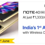 Infinix Note 40 5G to launch on June 21 with wireless charging support