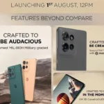 Motorola Edge 50 India Launch Date Set for August 1