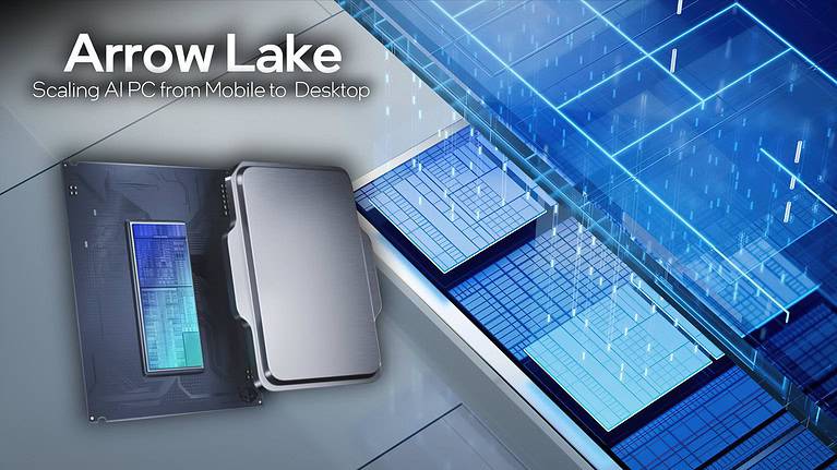 Intel Arrow Lake CPU: Four-Tile Architecture with Coherent P-Core and E-Core Fabric