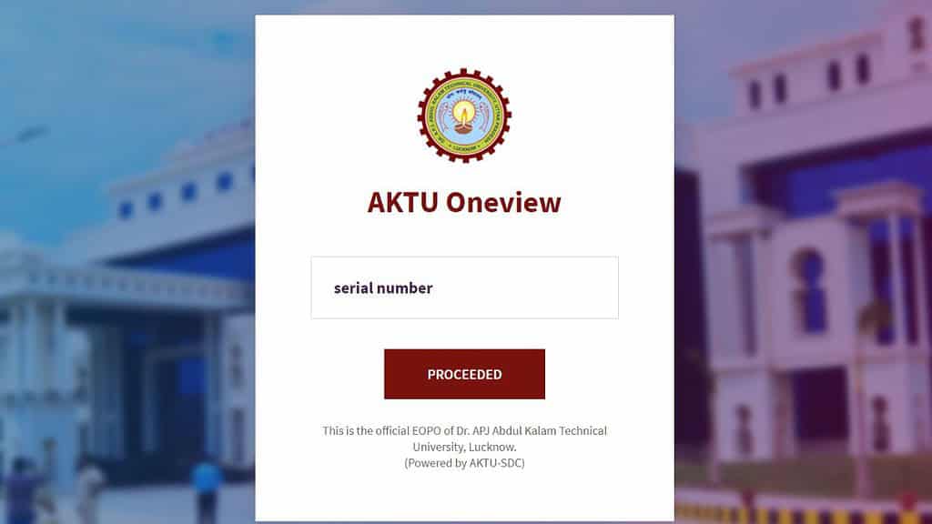 AKTU One View AKTU One View Result: How to Check Results Easily in 2025?