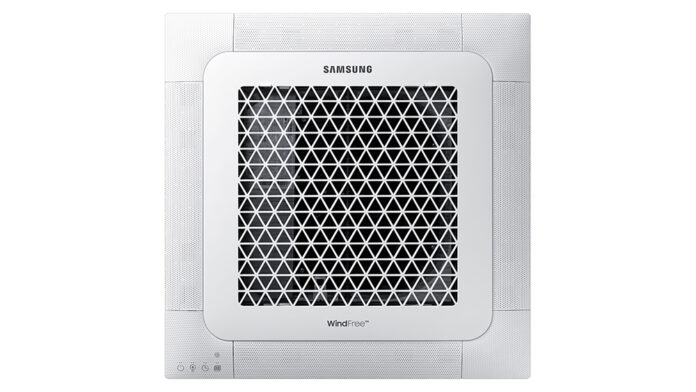 AM028NNNDEH-TL_006_Front-Sensor-off_White Samsung WindFree Air Conditioners: Experience Superior Cooling