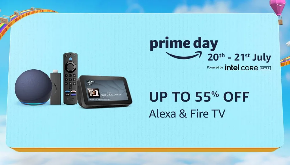 Amazon Prime Day: Up to 55% off on Echo smart speakers with Alexa, Fire TV Stick, and Alexa smart home combos