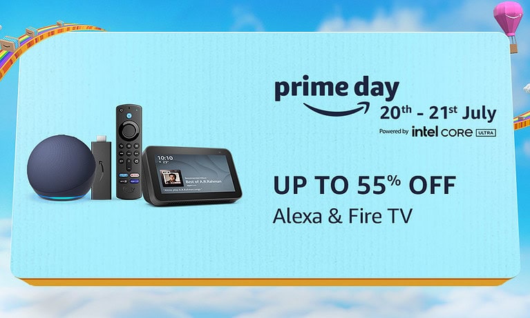 Amazon Prime Day: Up to 55% off on Echo smart speakers with Alexa, Fire TV Stick, and Alexa smart home combos