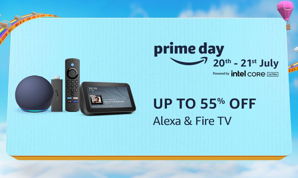 Amazon Prime Day: Up to 55% off on Echo smart speakers with Alexa, Fire TV Stick, and Alexa smart home combos