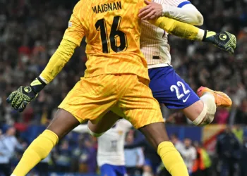 Mike Maignan Theo Hernandez France Portugal Euro 2024