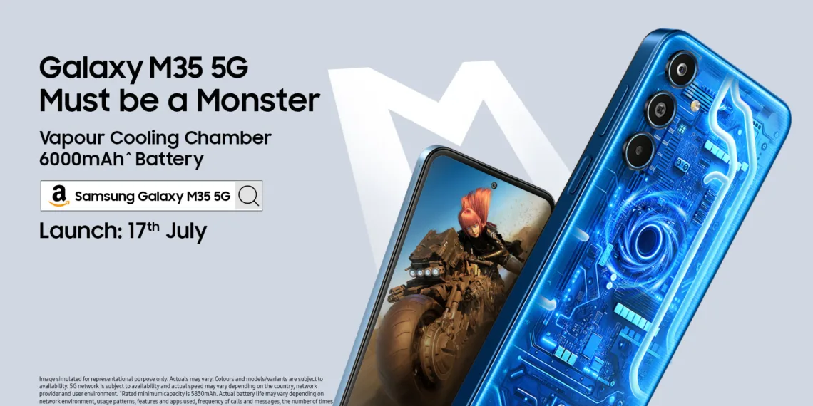 Upcoming Galaxy M35 5G launching on Prime Day