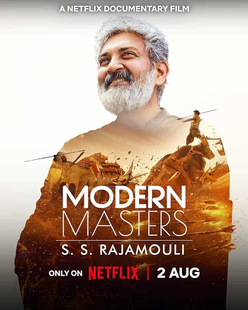 MV5BZWU2YjNhNjQtODcwMi00NmVmLWI4ZWMtY2VhNDAzNGVmZDc3XkEyXkFqcGc@. V1 FMjpg UX1000 A Cinematic Maestro: SS Rajamouli Unveiled in Netflix’s "Modern Masters"