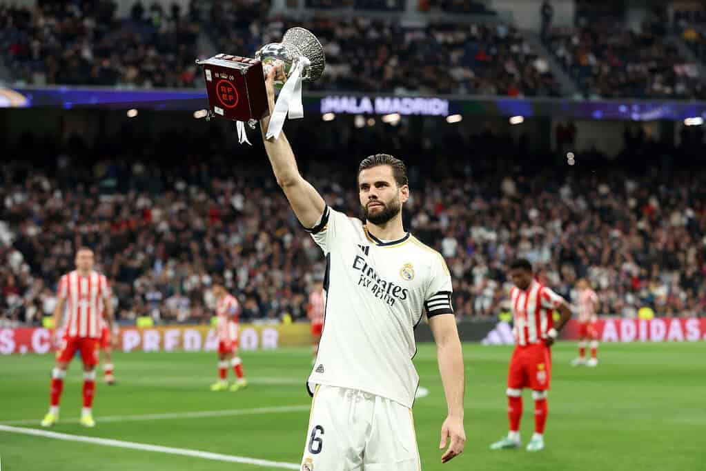 Nacho Real Madrid wave Best XI with the most Champions League titles in history