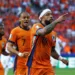 Soccer Football - Euro 2024 - Group D - Netherlands v Austria - Berlin Olympiastadion, Berlin, Germany - June 25, 2024 Netherlands' Memphis Depay celebrates scoring their second goal REUTERS/Lisi Niesner