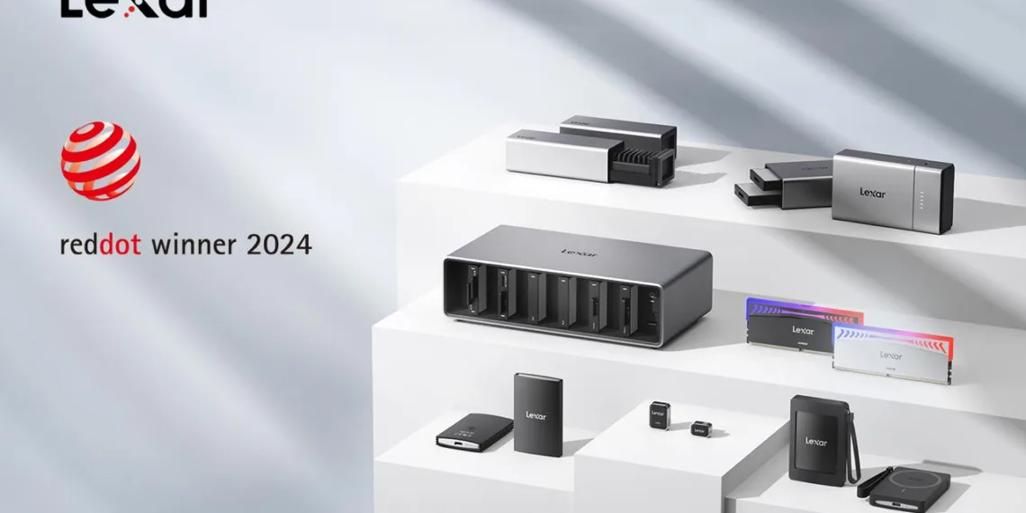 Lexar Sweeps Red Dot Awards 2024: Innovation Recognized Across Memory Solutions!