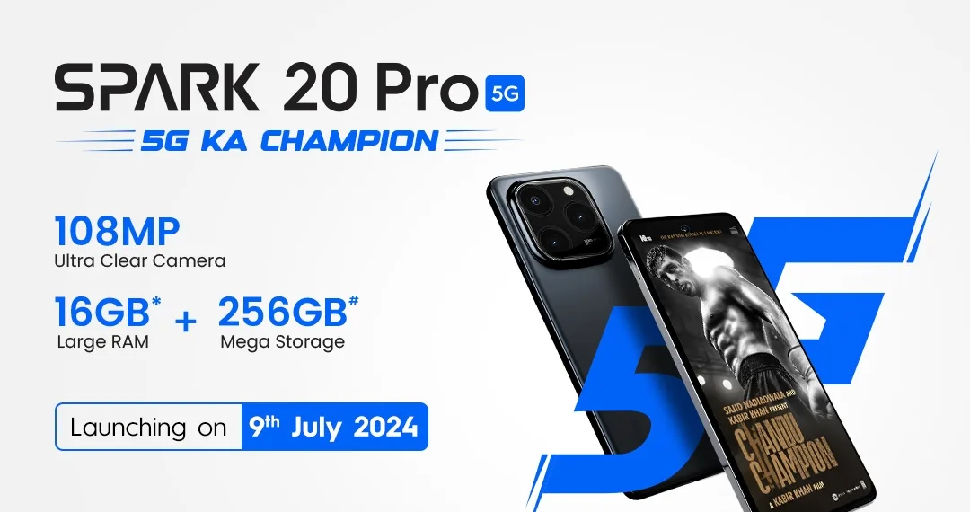 TECNO SPARK 20 Pro 5G launching on 9th July: What You Need to Know