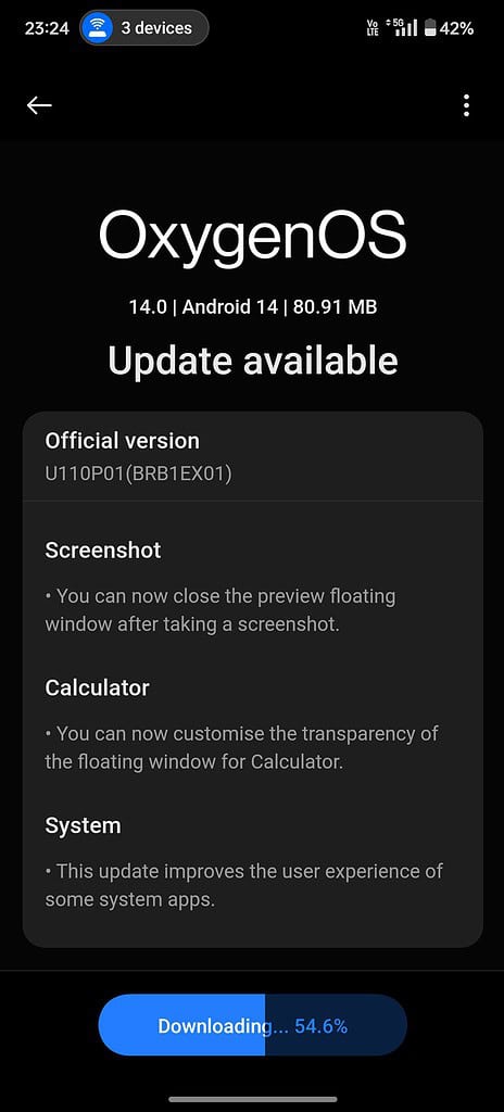 OnePlus 12's New Update