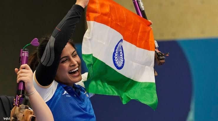 Paris Olympics 2024: Manu Bhaker Shines as First Indian Woman to Win a Shooting Medal