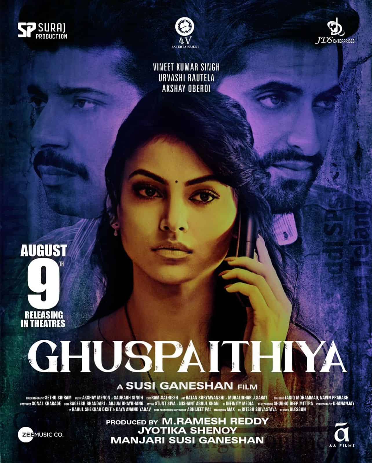 Urvashi Rautela’s Ghuspaithiya Release Date: Everything About Trailer, Cast, Plot Expectation and More