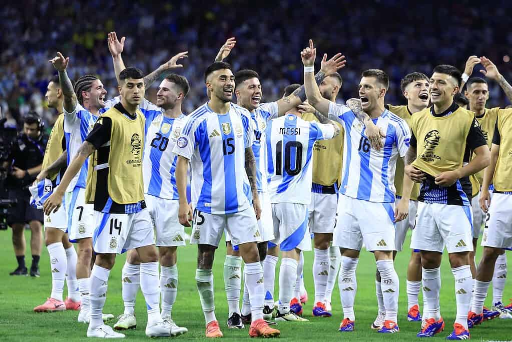 argentina celebra 8149609bb0 Copa America 2024 Final: Argentina vs Colombia – Preview & Prediction | When and Where to Watch the Match LIVE in India?