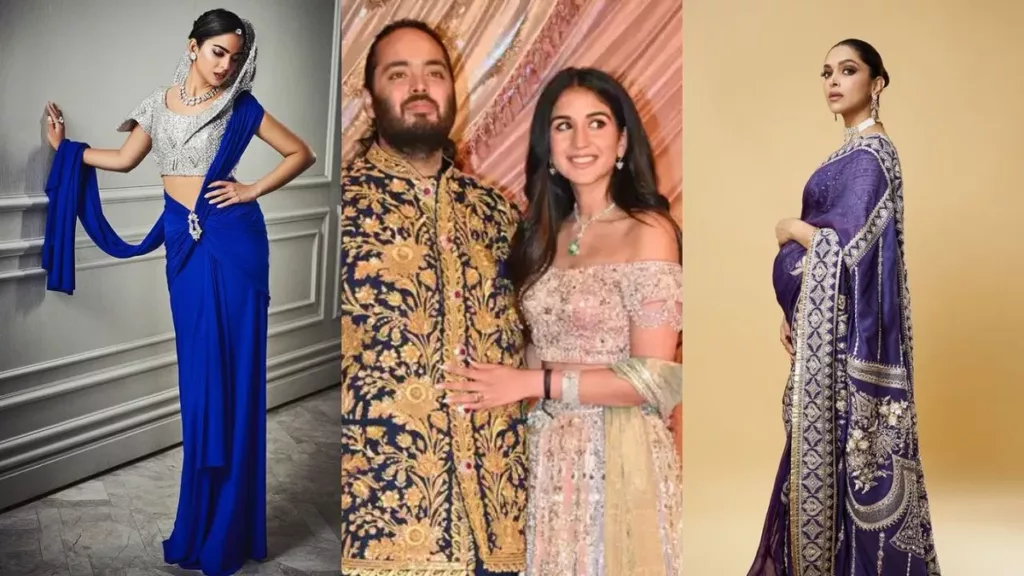 deep10 Deepika Padukone Purple Saree Look At Anant Ambani and Radhika Merchant’s Sangeet Cermony Caught Fire in Social Media