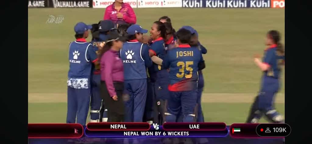 image 11 24 Women's Asia Cup 2024: Samjhana Khadka's Heroics Lead Nepal to Historic First Win in Women’s T20 Asia Cup