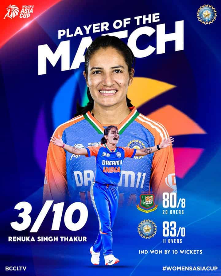 image 12 42 Women's Asia Cup Semi Final 2024 - India Women vs Bangladesh Women : India Women Dominate Bangladesh with 10 Wicket Victory