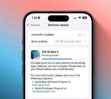 image 13 93 Apple Releases New Beta Version of iOS 18 and iPadOS 18 to Developers