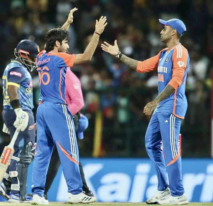 image 14 132 India vs Sri Lanka 3rd T20I: India Seals Series Sweep with Thrilling Super Over Win Against Sri Lanka in 3rd T20I