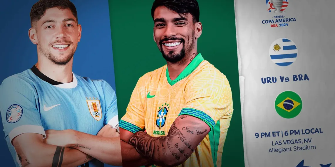 Copa America 2024 Quarter-Final: Uruguay vs Brazil – Preview & Prediction | When and Where to Watch the Match LIVE in India?