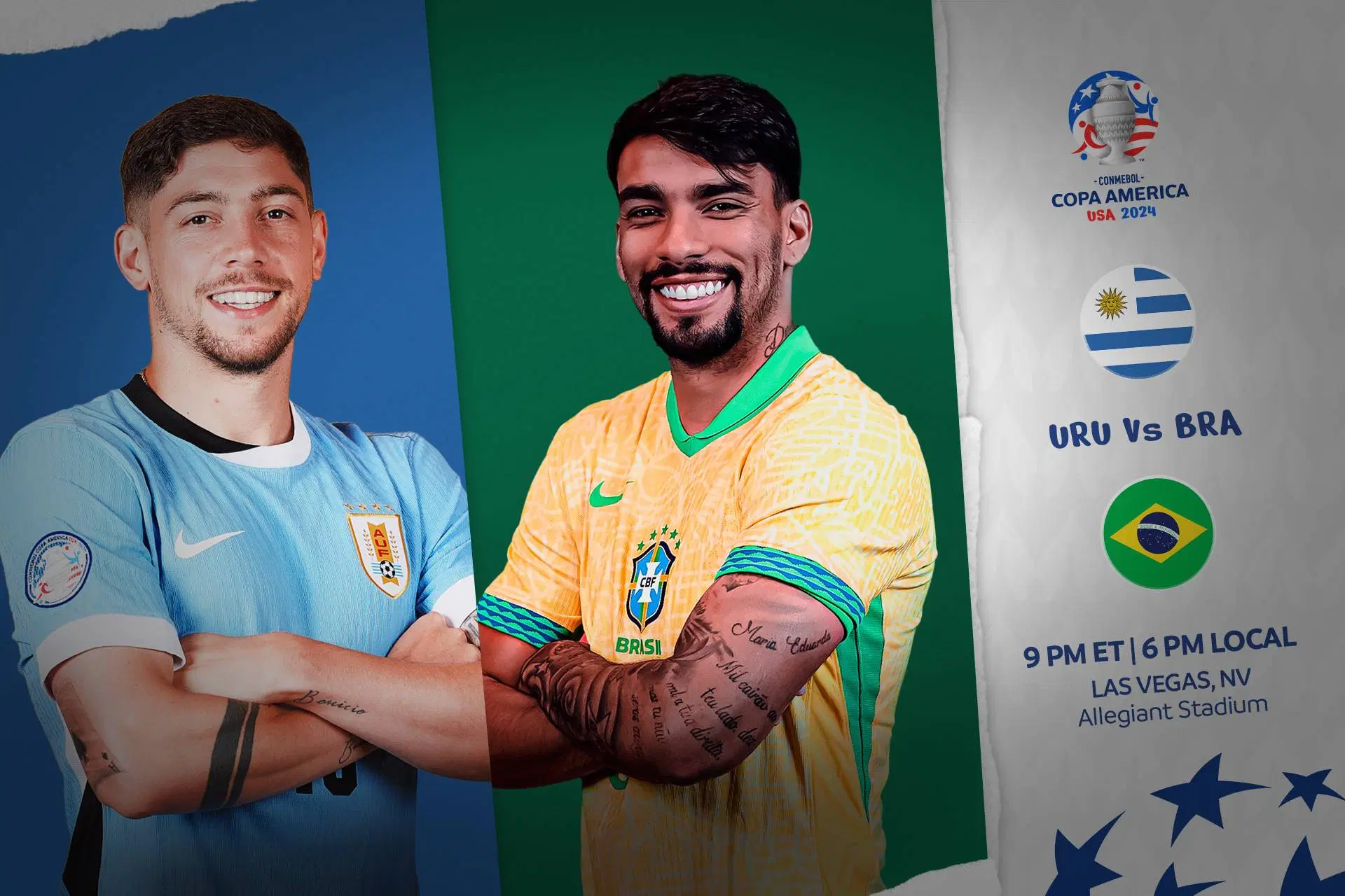 Copa America 2024 Quarter-Final: Uruguay vs Brazil – Preview & Prediction | When and Where to Watch the Match LIVE in India?