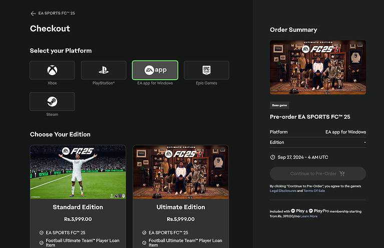 EA Sports FC 25: How to Pre-Order EA FC25 and when it will be available to download and play?
