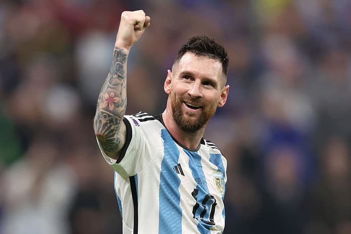 lionel-messi-celebrates-after-their-sides-third-goal-by-news-photo-1686170172 GOAT Lionel Messi Net Worth in Rupees, Height, Age, Bio, Transfer News, and Family in 2024