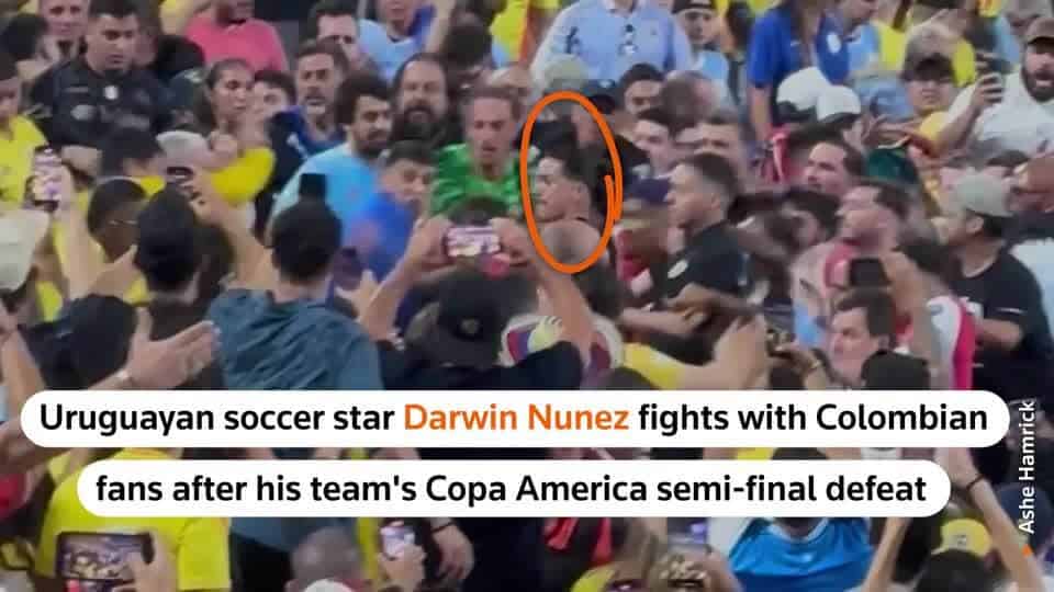 668fbaf6e4b036707381ba5a 1720695728569 Darwin Nunez Handed Lengthy Ban After Copa America Brawl Post Uruguay's Defeat to Colombia