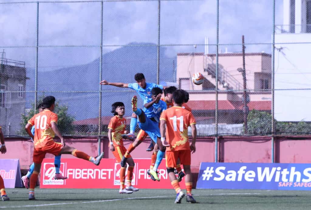 SAFF U20 Championship 2024: India Triumph Over Bhutan with Monirul Molla’s Decisive Header