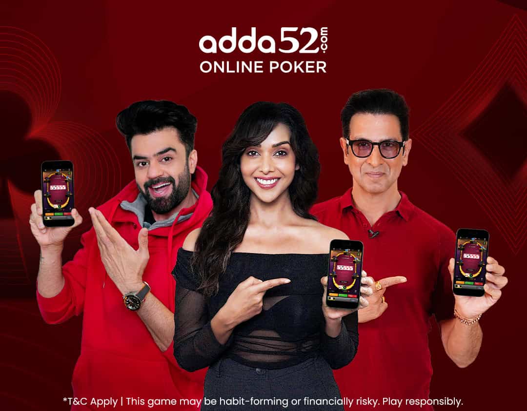 Adda52 partners with celebrities to popularize poker as a lifestyle game in India