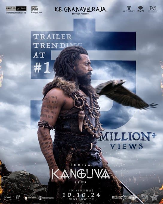 GUyM30lW0AA Suriya and Bobby Deol Clash in Epic Tale of "Kanguva"