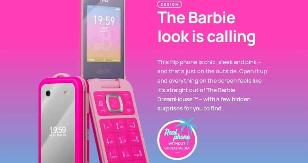 HMD Global Unveils Barbie Phone: A Retro Flip with Style and Functionality
