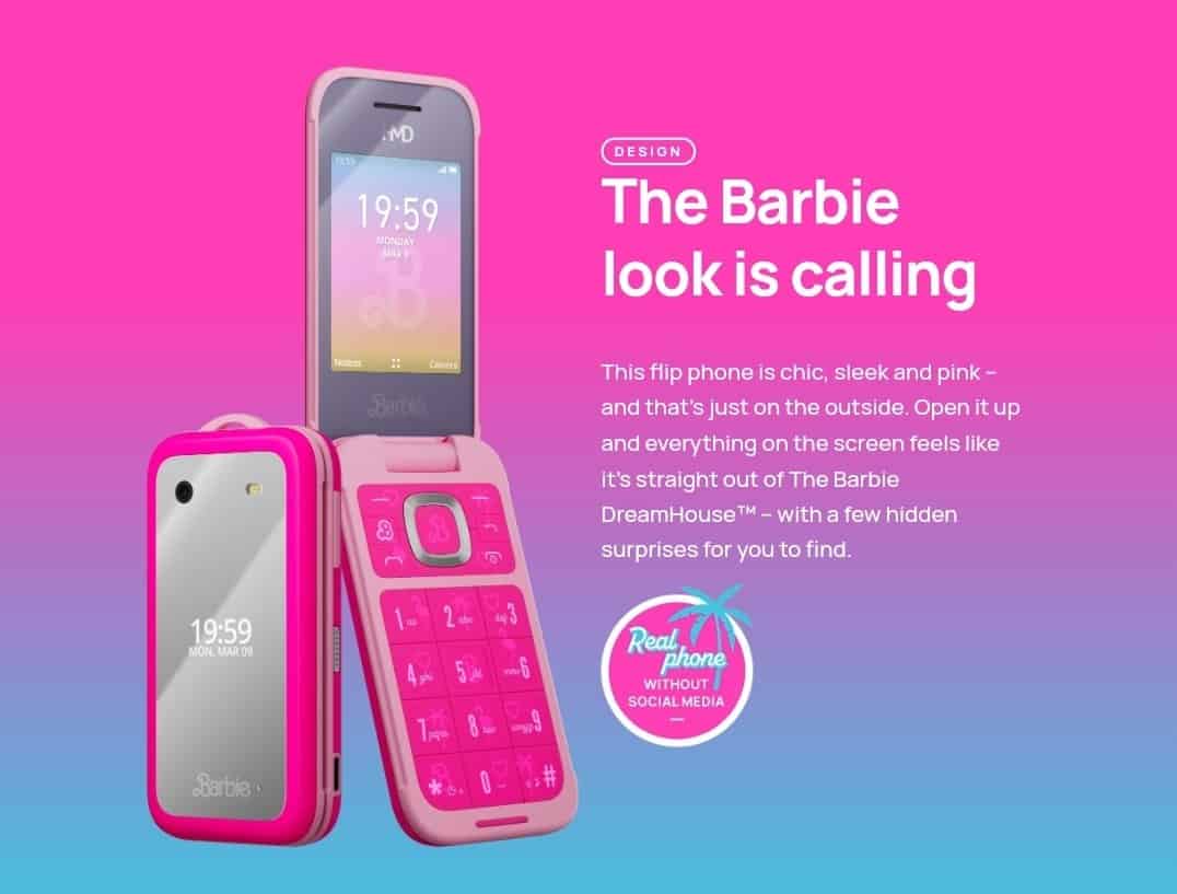 HMD Global Unveils Barbie Phone: A Retro Flip with Style and Functionality