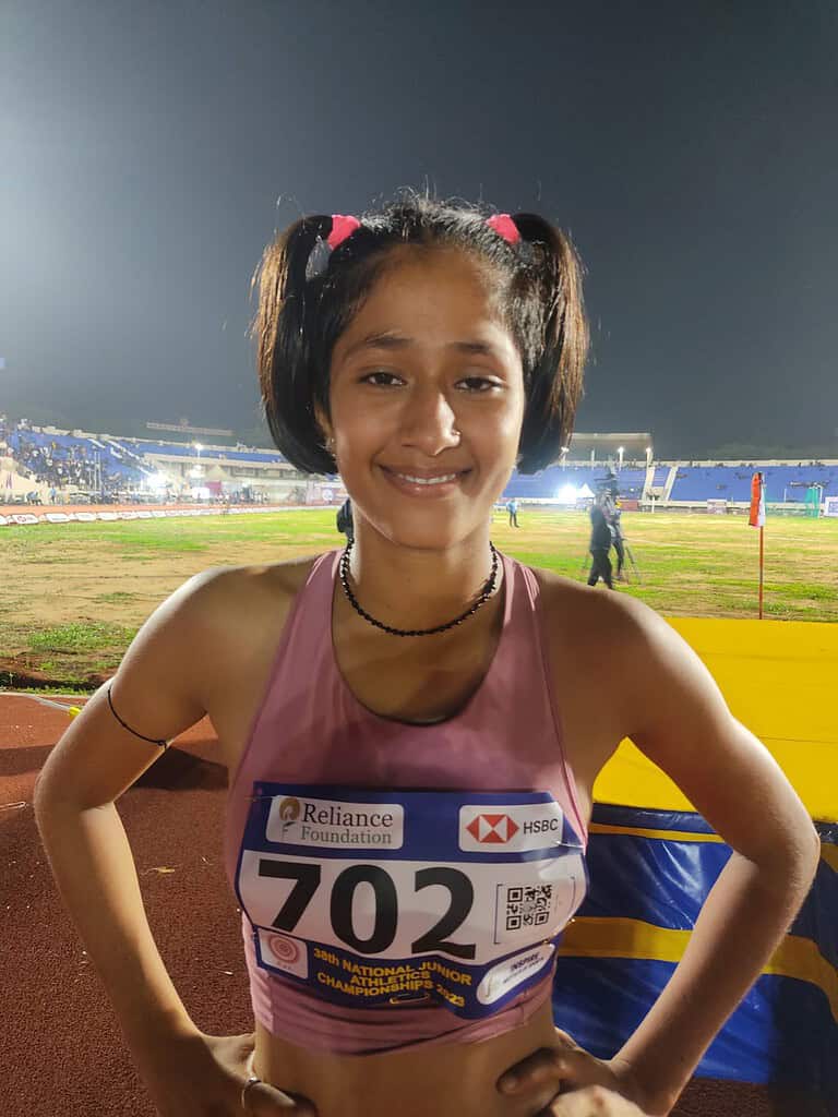 GWK1zWvXkAADTWi Pooja Singh Sets New U20 National Record in High Jump at U20 World Athletics Championships