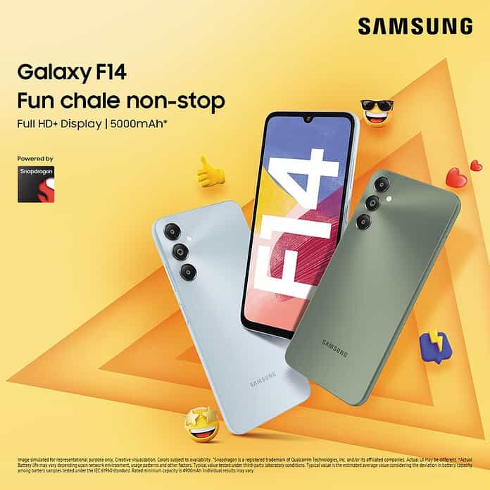 Galaxy F14 KV Samsung Unveils the Galaxy F14: A Feature-Packed Smartphone at an Unbeatable Price