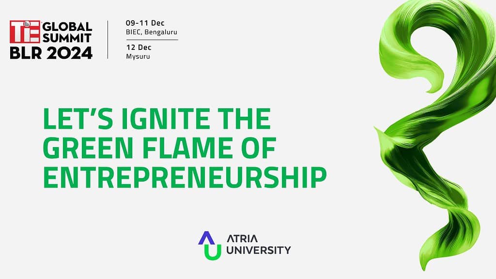 TiE Bangalore and Atria University Partner to Launch Atria School of Sustainable Entrepreneurship