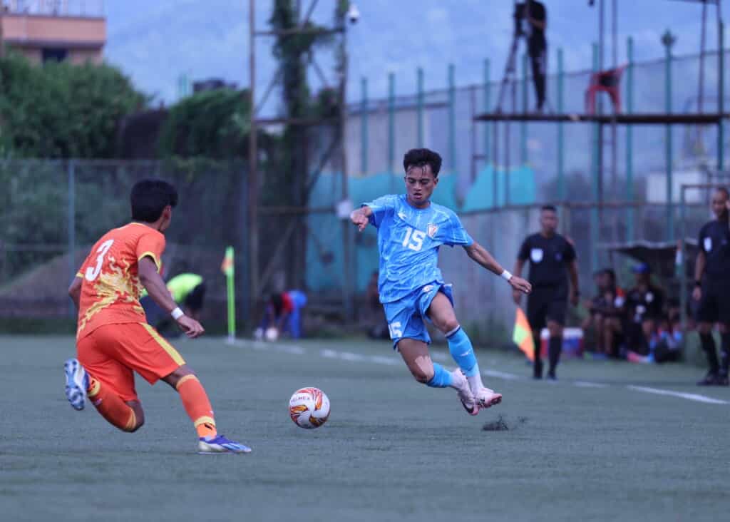 Kelvin Singh Taorem 1024x732 1 SAFF U20 Championship 2024: India Triumph Over Bhutan with Monirul Molla’s Decisive Header