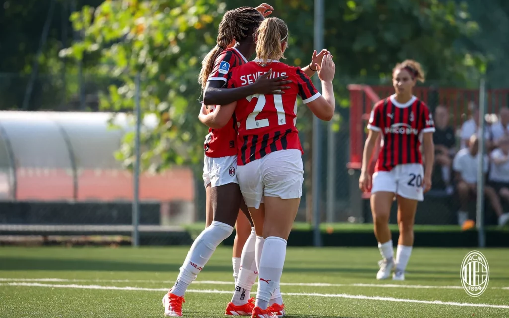 MilanGenoa Amichevole Women 17 AC Milan Pioneers Maternity Policy For Their Female Players and Staff