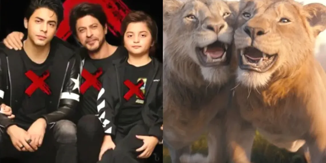 Mufasa: The Lion King Hindi Trailer: Shah Rukh Khan Returns as Mufasa with Aryan and AbRam in the Trailer