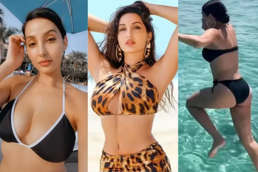 Nora 1 Top 10 Hot Bollywood Actress Bikini Looks as of 2025